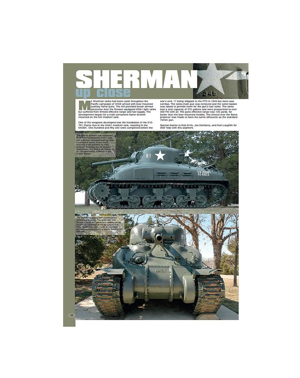 AFV Modeller Issue 51 Sherman Up Close articolo PDF carro USA