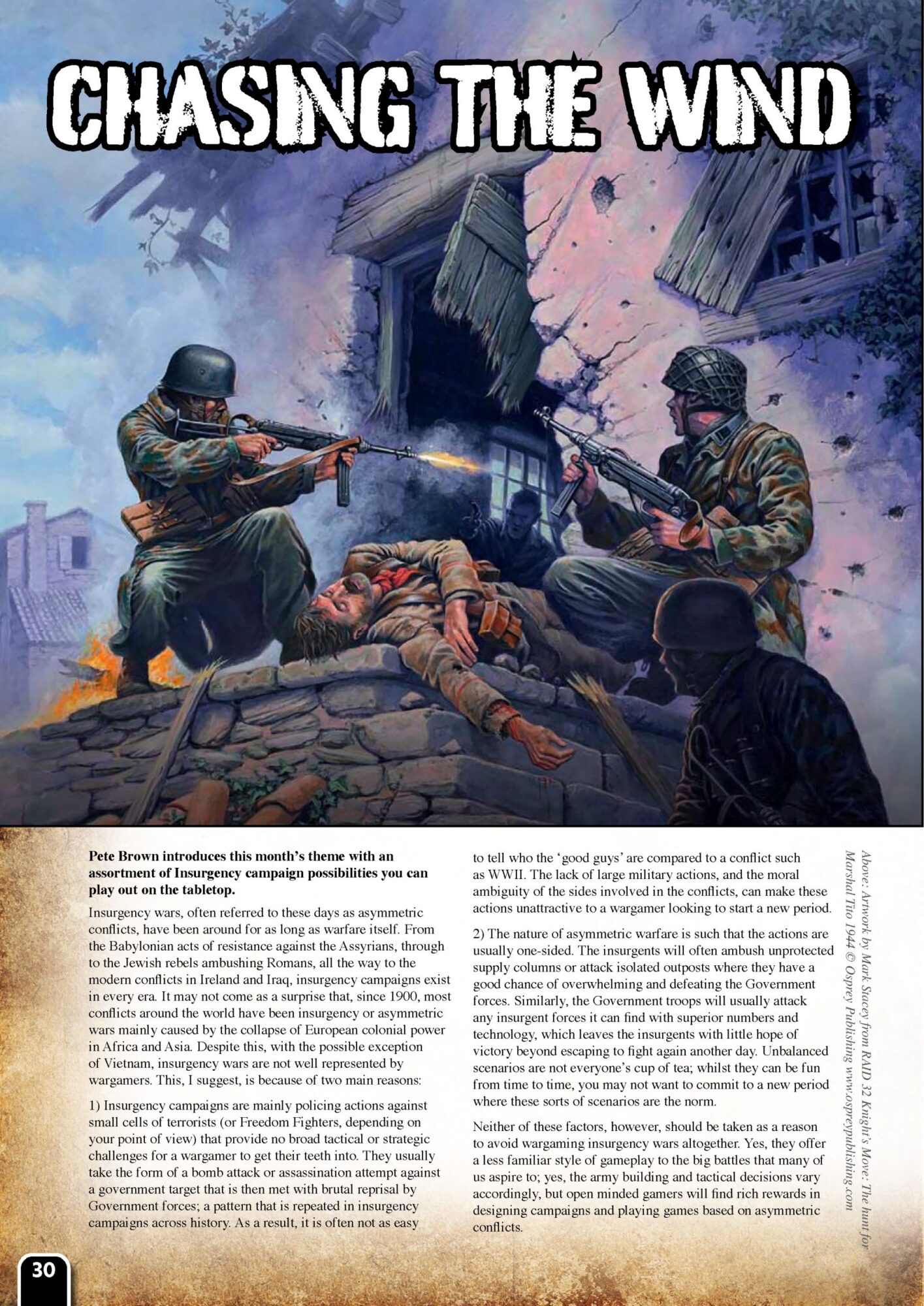 Wargames Illustrated WI422 rivista febbraio 2023 insurgency