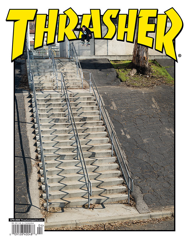 Thrasher Magazine Aprile 2020 rivista Mason Silva