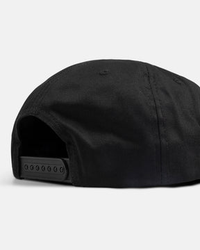 Thrasher Rope Snapback cappellino nero giallo logo ricamato