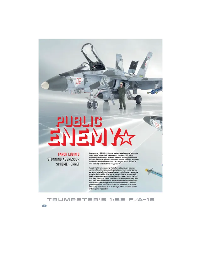 AFV Modeller AIR98 Public Enemy articolo PDF aerei