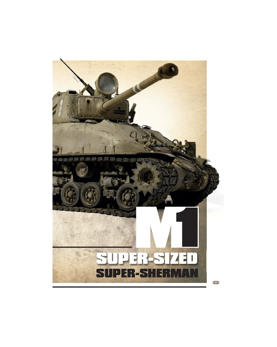 AFV Modeller AFV146 Super-Sized Super-Sherman articolo PDF copia singola