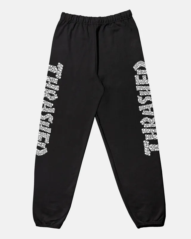 Thrasher Skull pantaloni tuta neri cotone