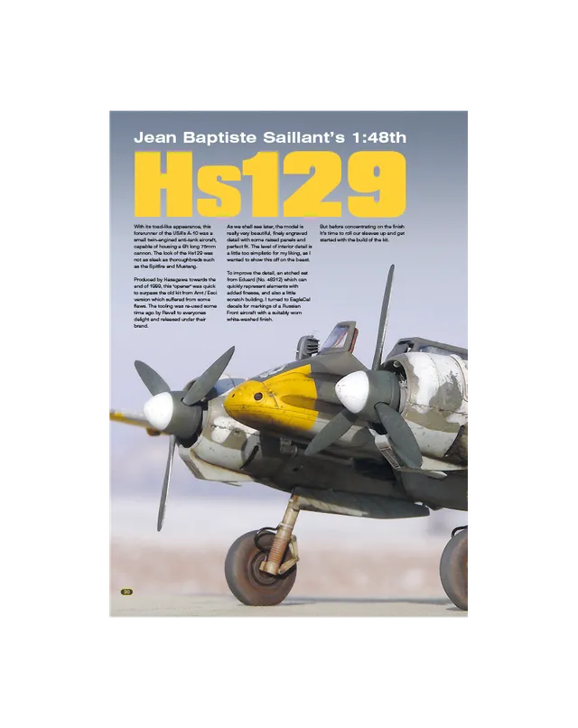 AFV Modeller AIR 38 Hs 129 articolo PDF copia singola