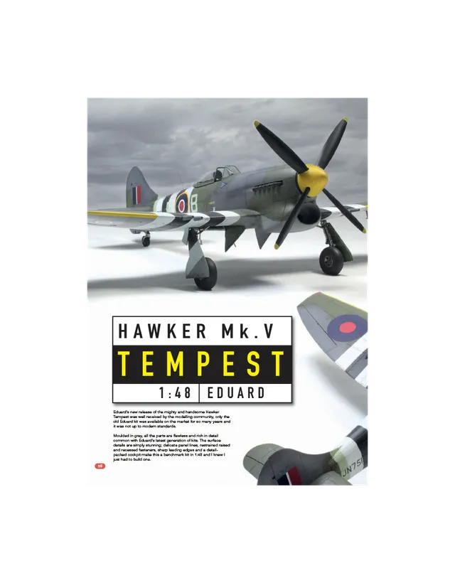 AFV Modeller AIR89 Tempest 1:48 articolo PDF