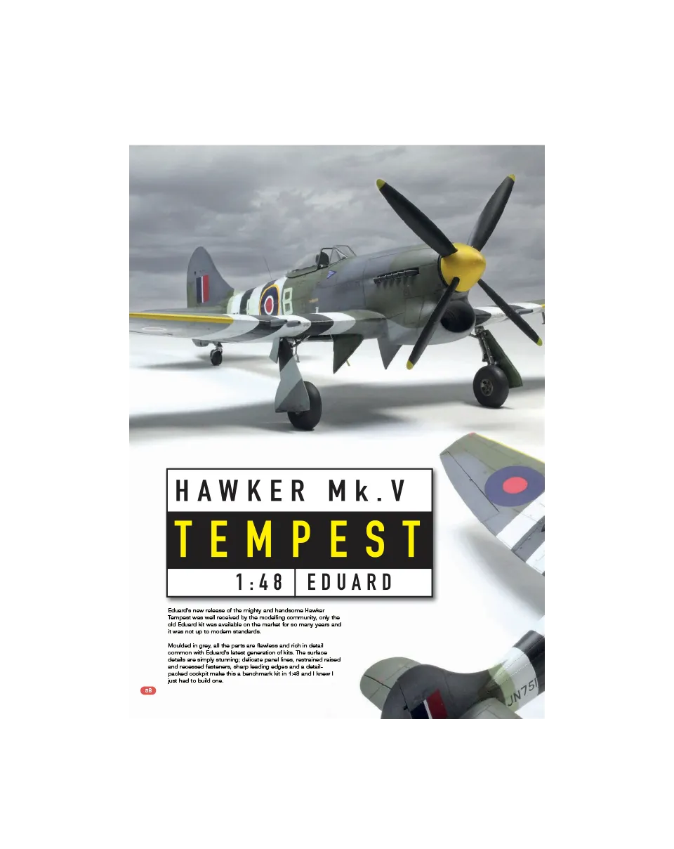 AFV Modeller AIR89 Tempest 1:48 articolo PDF