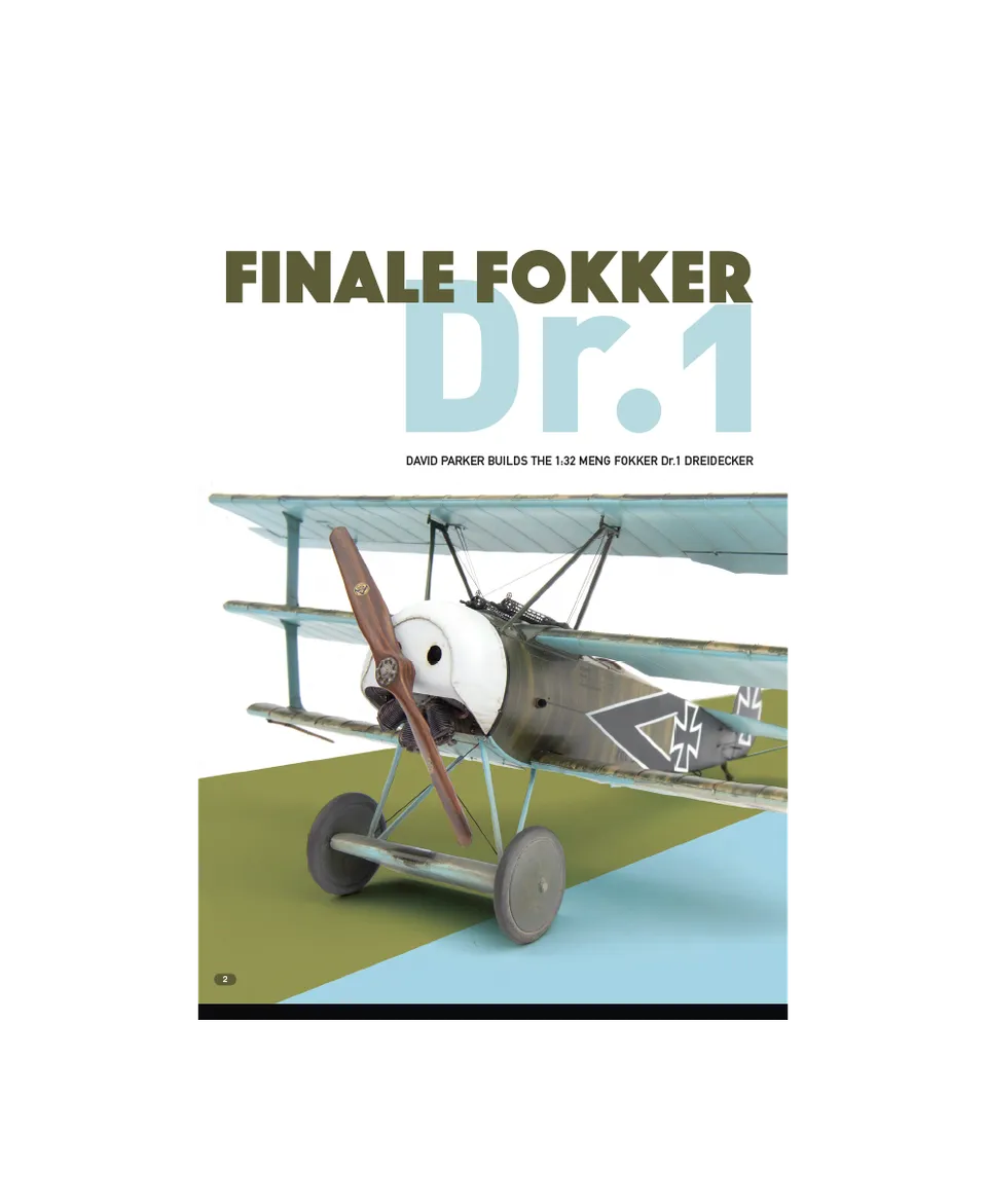 AFV Modeller AIR 93 Finale Fokker articolo PDF copia singola WWI