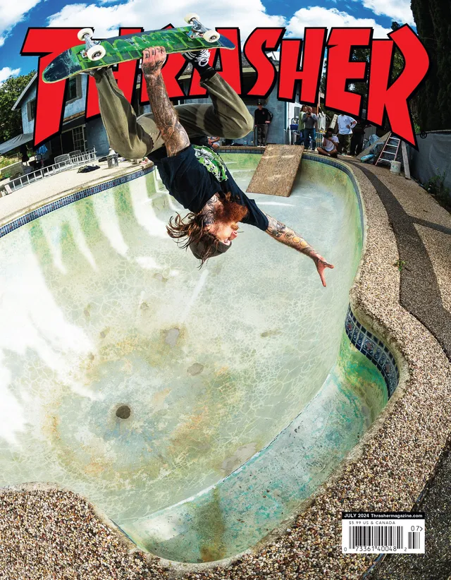 Thrasher luglio 2024 rivista copia singola 200 pagine