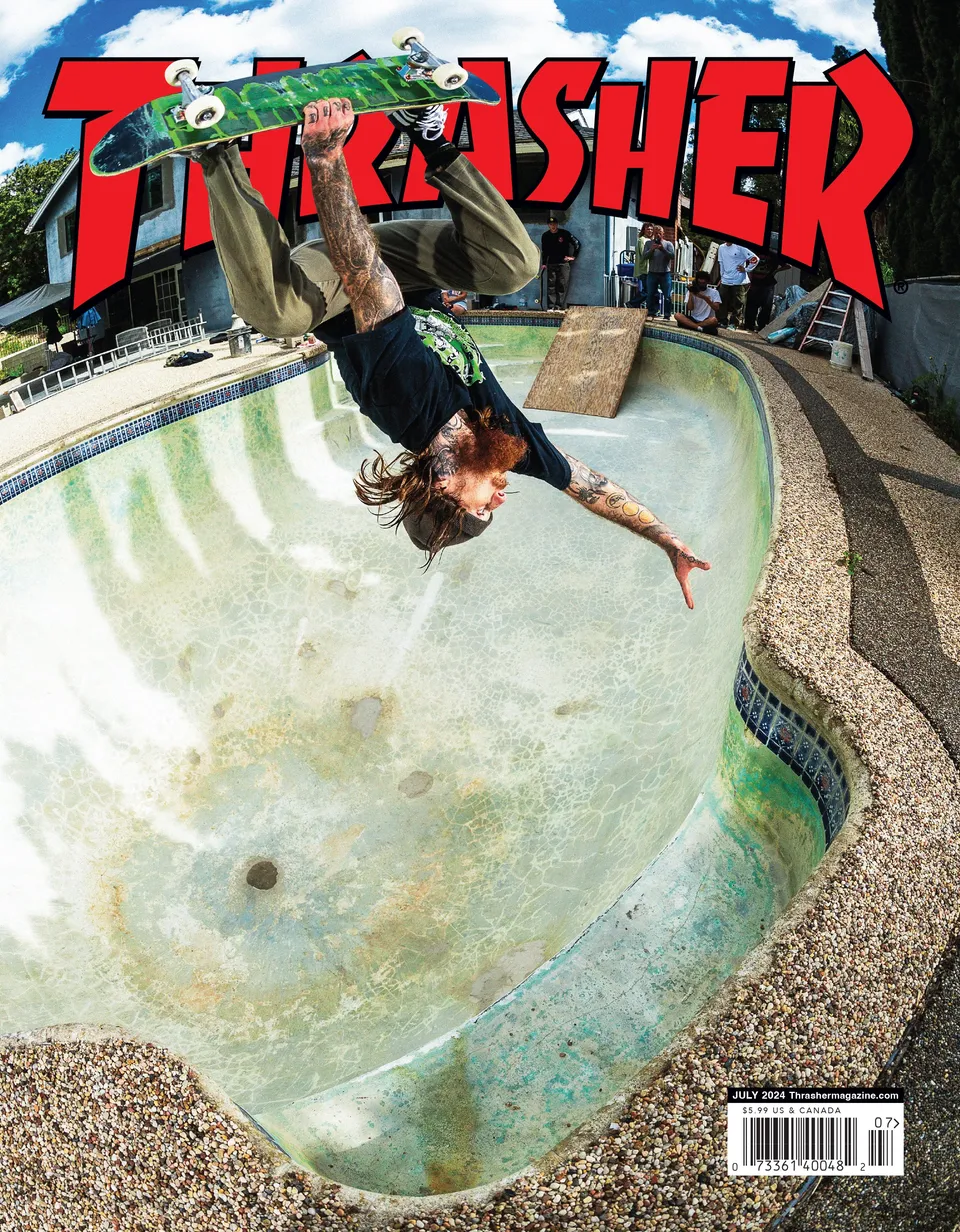 Thrasher luglio 2024 rivista copia singola 200 pagine