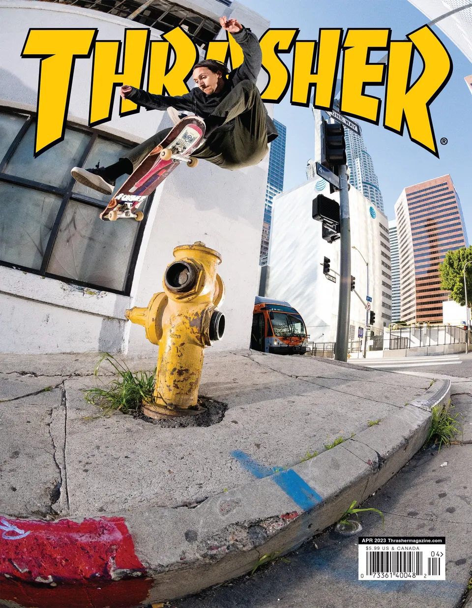 Thrasher Magazine Aprile 2023 rivista copia singola skate