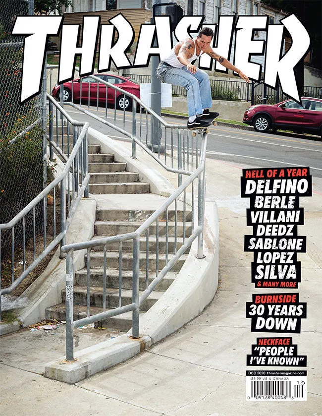 Thrasher Magazine Dicembre 2020 rivista copia singola arretrato