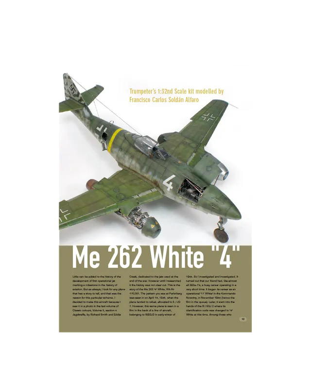 AFV Modeller AIR23 Me 262 White 4 articolo PDF 1:32