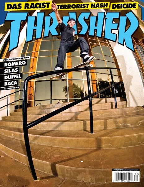 Thrasher Magazine febbraio 2012 rivista copia singola