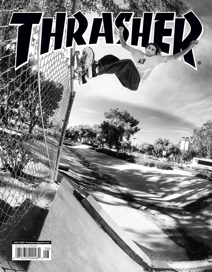 Thrasher Magazine agosto 2025 rivista copia singola