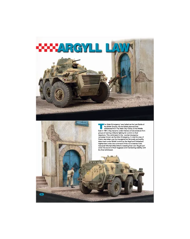 AFV Modeller AFV 81 articolo PDF Argyll Law copia singola carri
