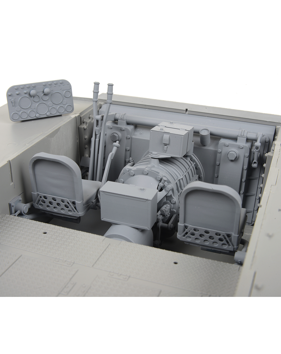 AFV Modeller 16153 dettaglio 1:16 M10 Achilles interni
