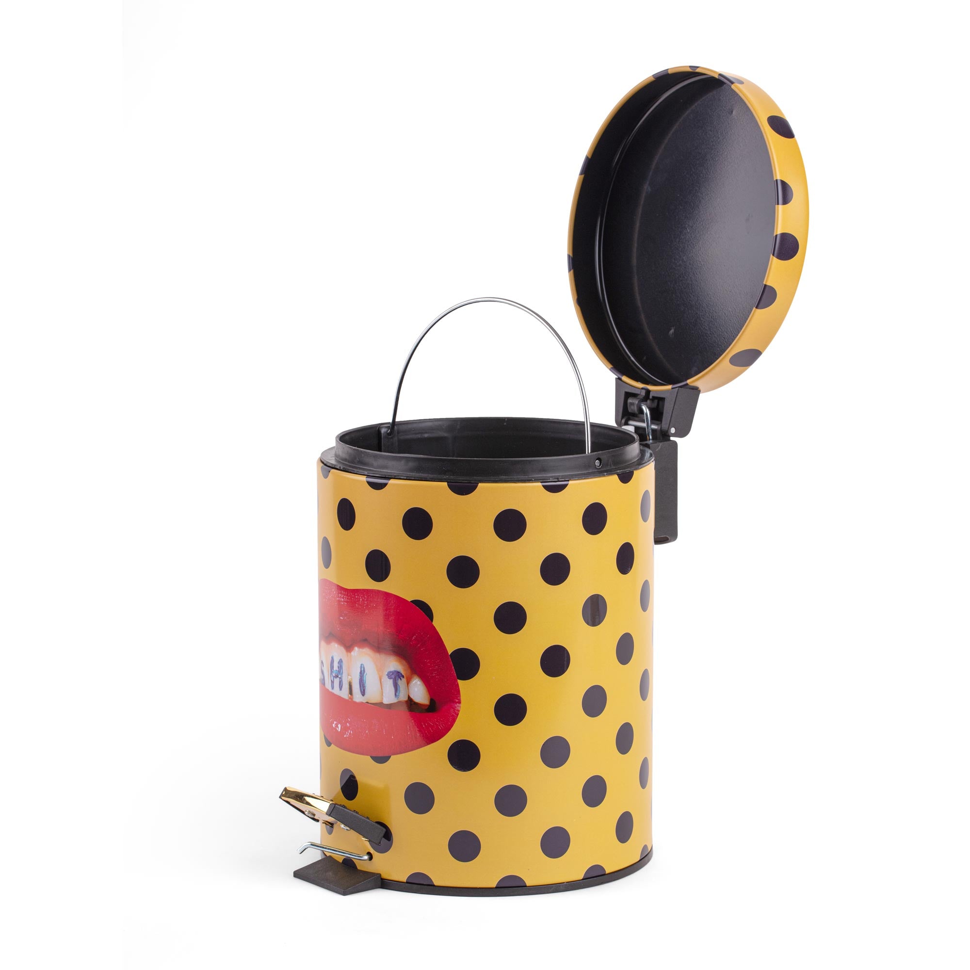 TOILETPAPER Dustbins 5L pattumiera Shit 5 litri metallo