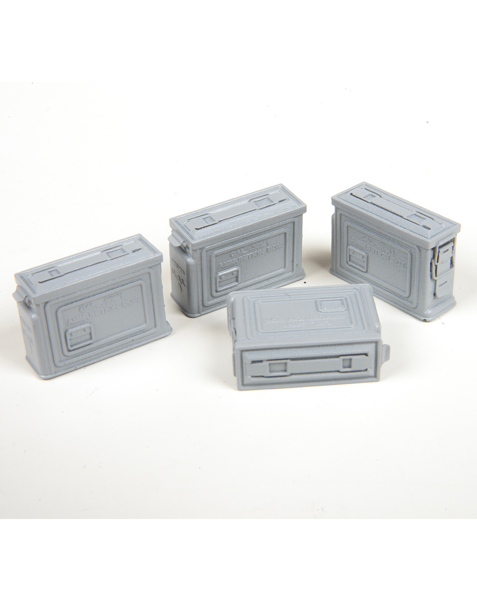AFV Modeller 16106 casse munizioni Browning 1:16 x4