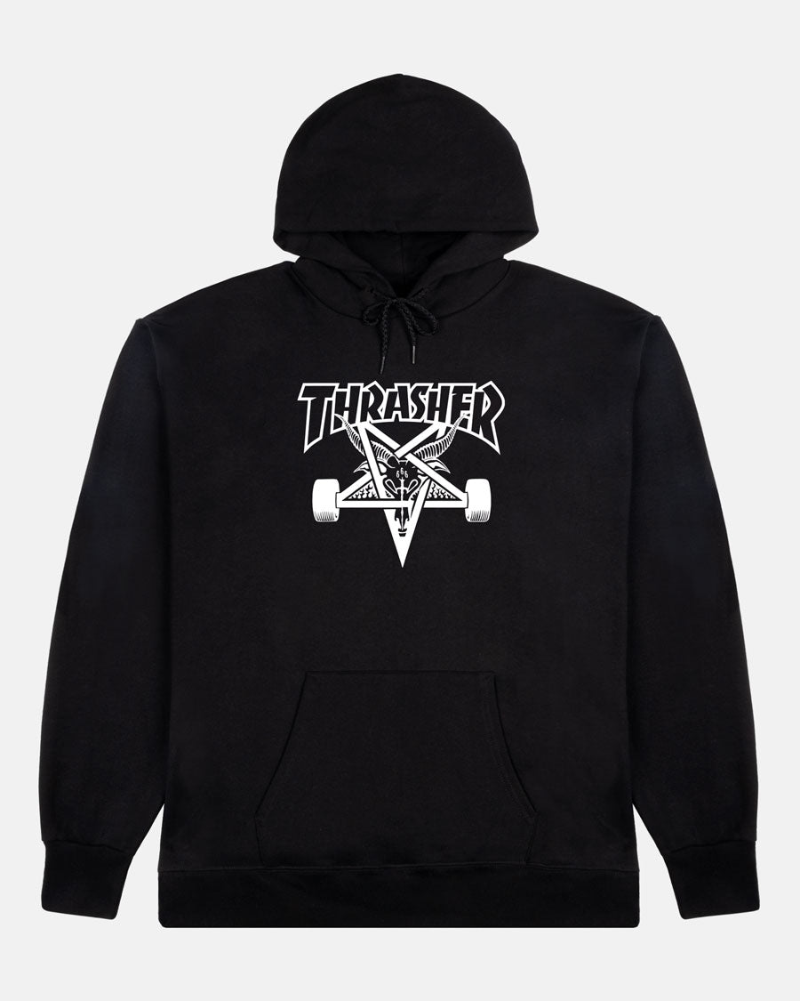 Thrasher Skategoat felpa con cappuccio nera