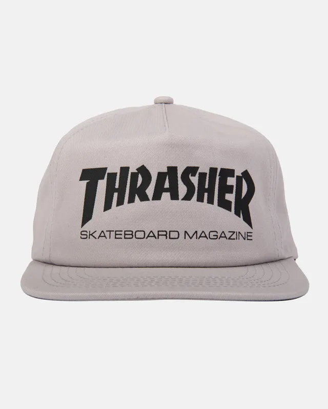 Thrasher Skate Mag snapback grigio nero cotone