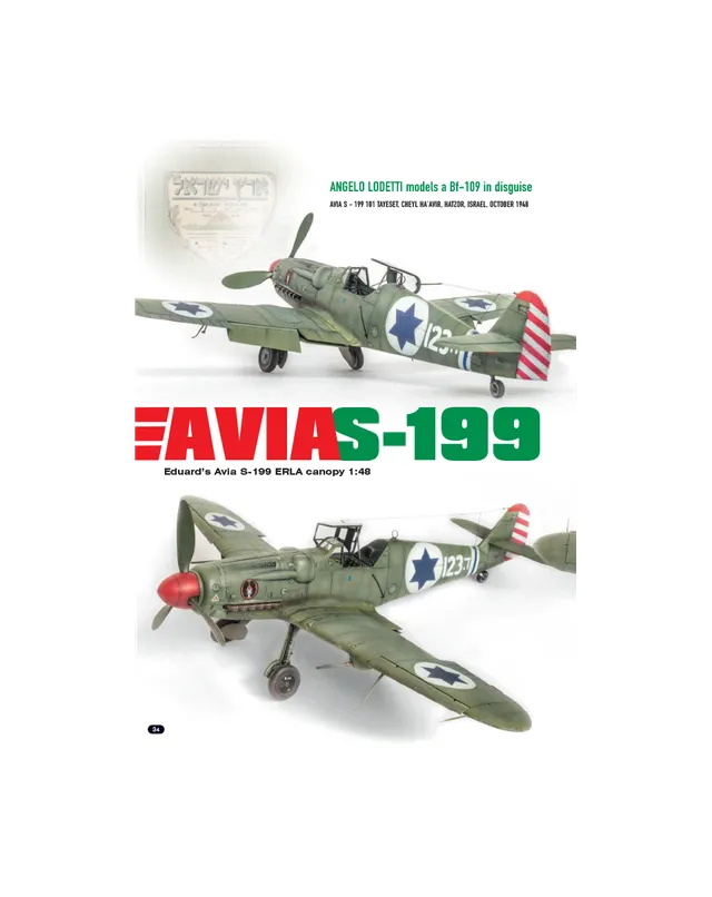 AFV Modeller AIR126 S-199 Avia articolo PDF copia singola