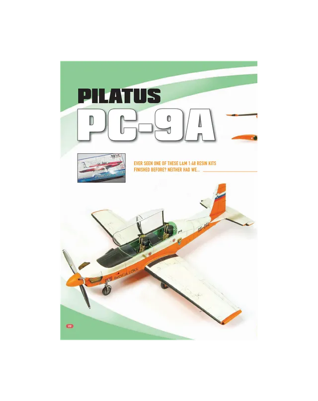 AFV Modeller AIR104 articolo PDF Pilatus PC-9A