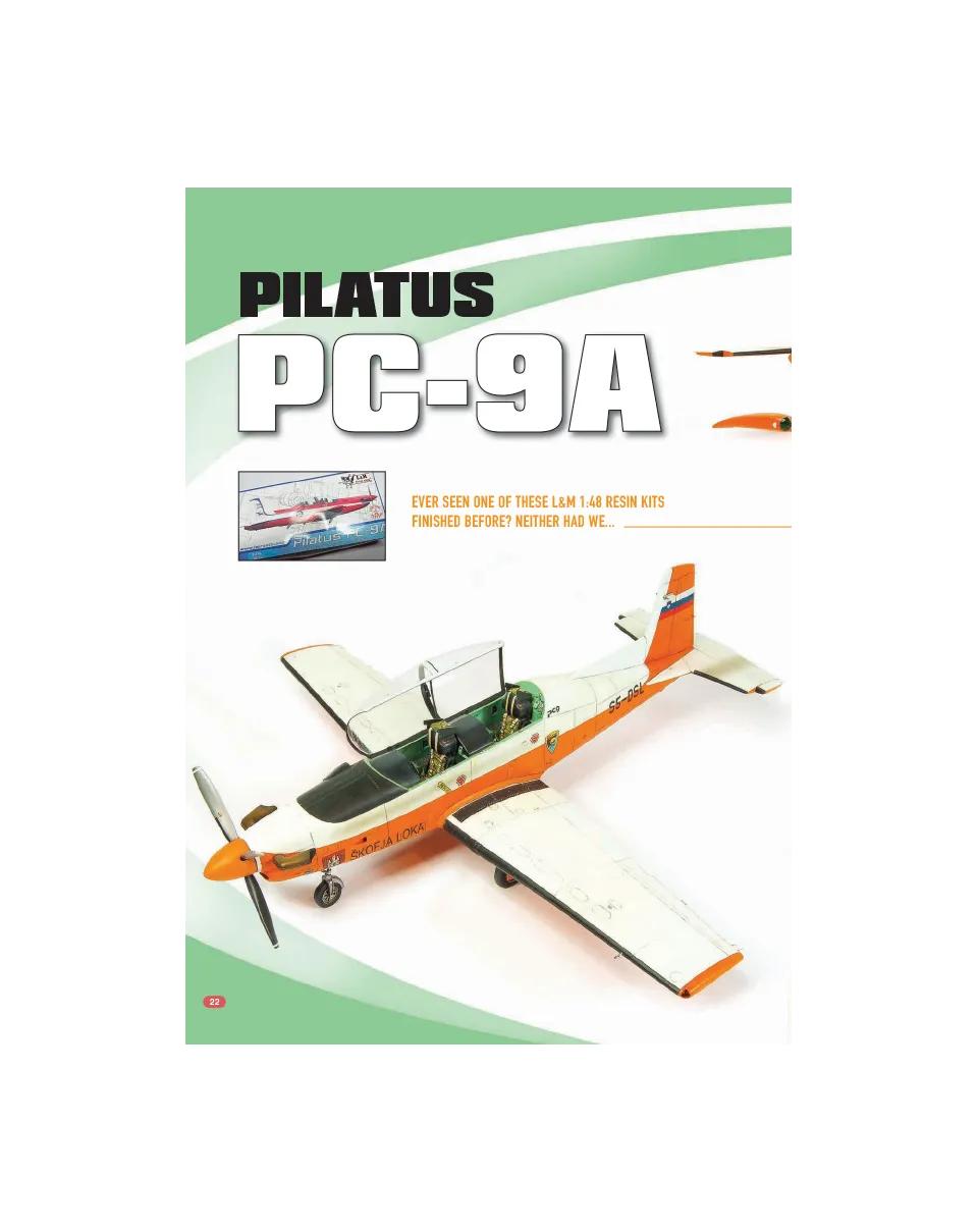 AFV Modeller AIR104 articolo PDF Pilatus PC-9A
