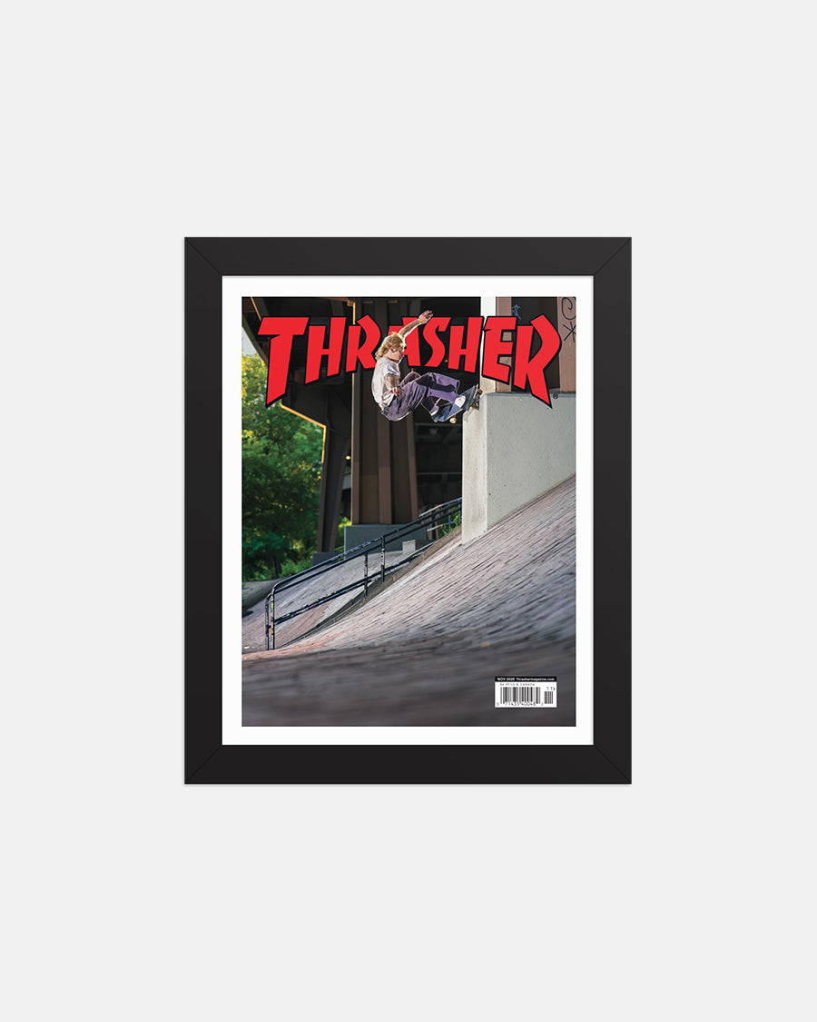 Thrasher November 2026 poster incorniciato skate da parete