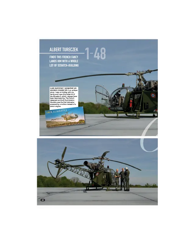 AFV Modeller AIR121 articolo PDF Alouette II 1:48