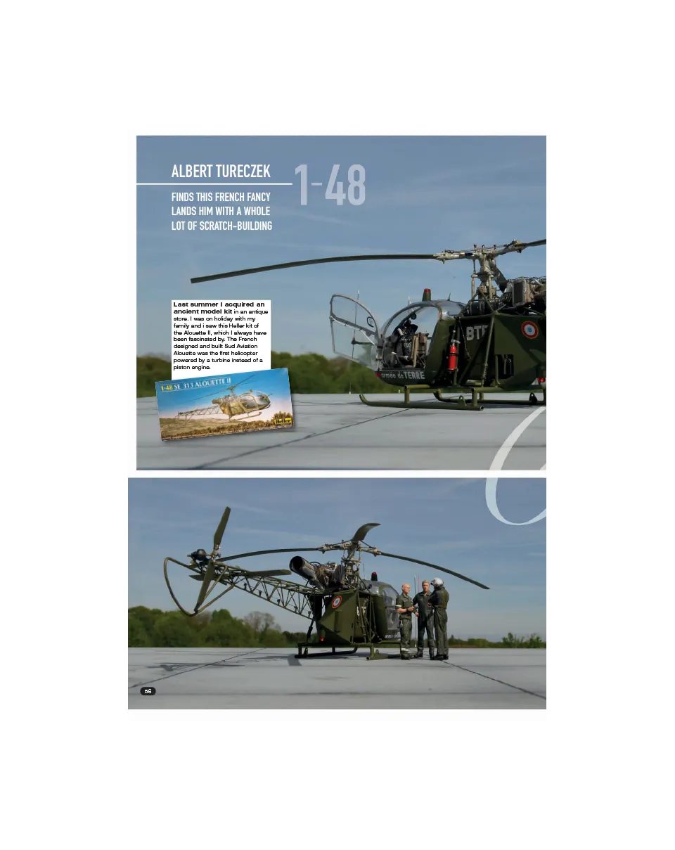 AFV Modeller AIR121 articolo PDF Alouette II 1:48