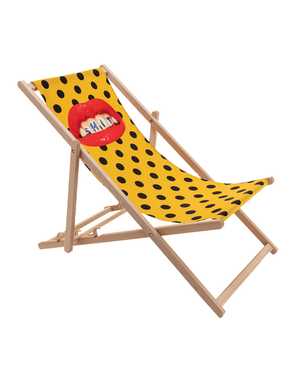 TOILETPAPER Deck Chair Frames sdraio legno faggio UV