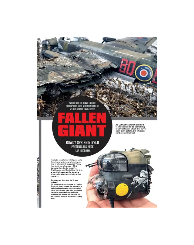 AFV Modeller AIR114 numero PDF Fallen Giant