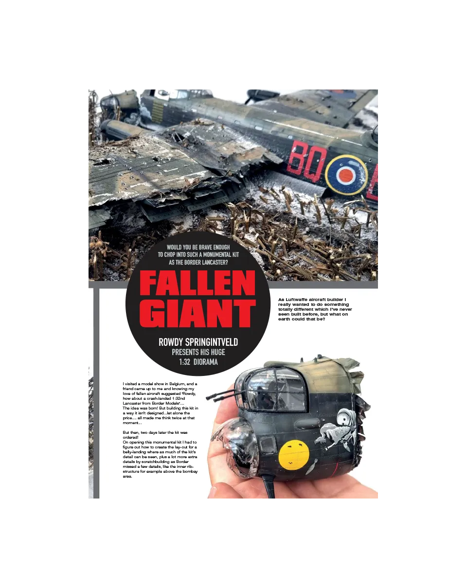 AFV Modeller AIR114 numero PDF Fallen Giant