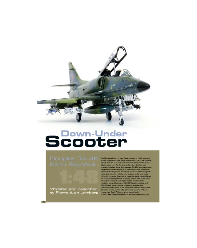 AFV Modeller AIR 25 articolo PDF Down-Under Scooter aereo