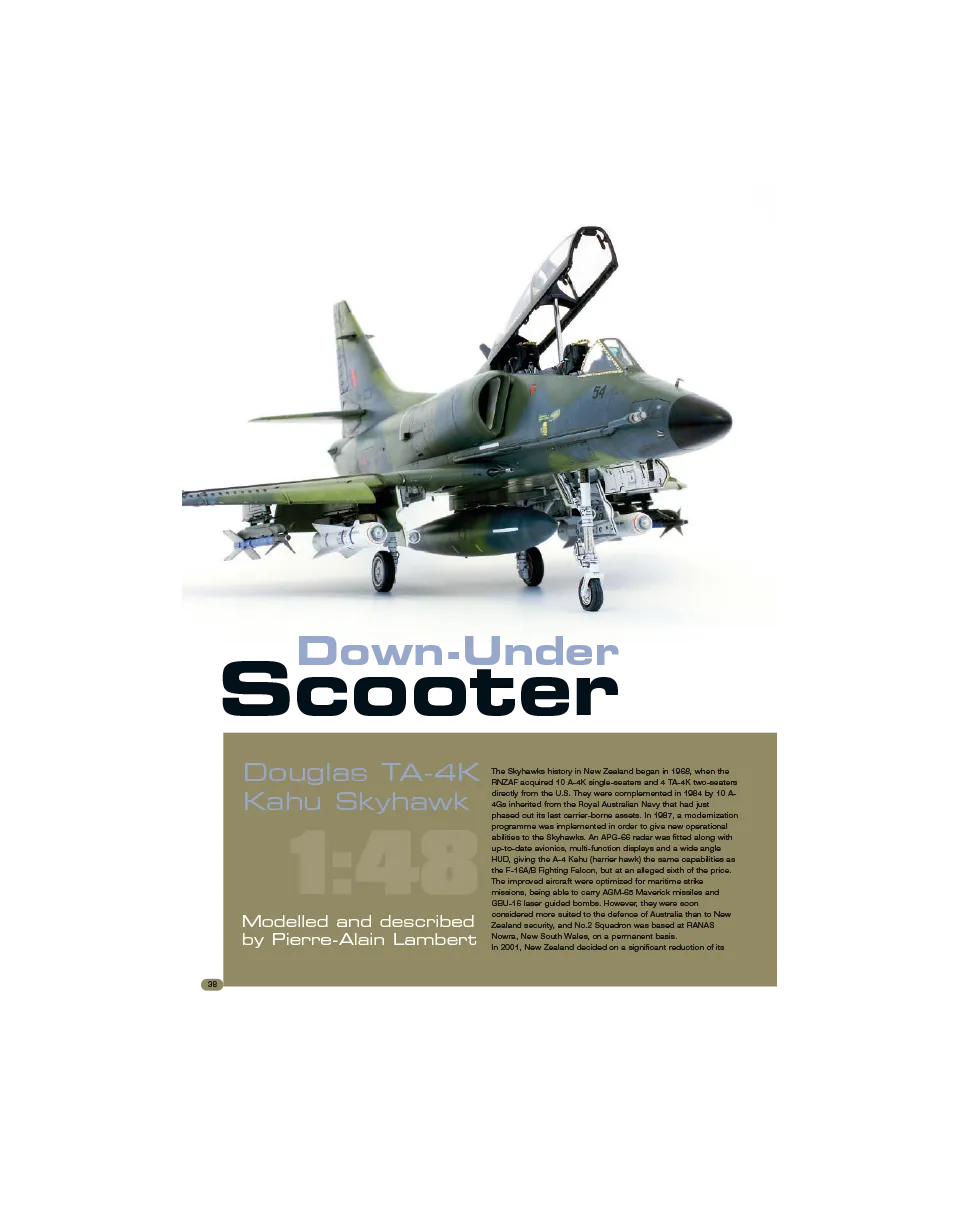 AFV Modeller AIR 25 articolo PDF Down-Under Scooter aereo