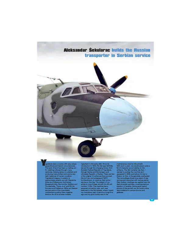 AFV Modeller AIR54 rivista PDF AN-26 copia singola
