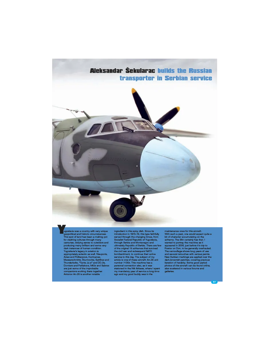 AFV Modeller AIR54 rivista PDF AN-26 copia singola