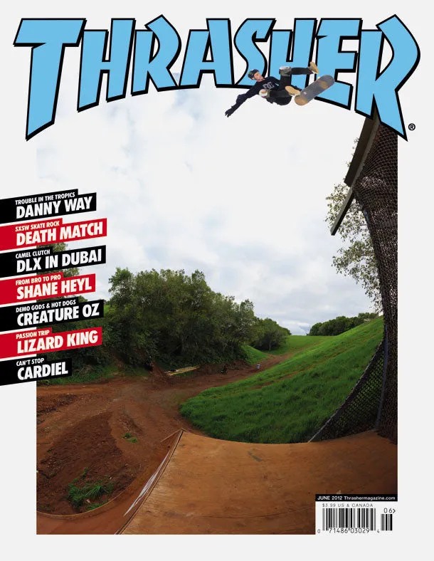 Thrasher Magazine Giugno 2012 rivista copia singola Danny Way