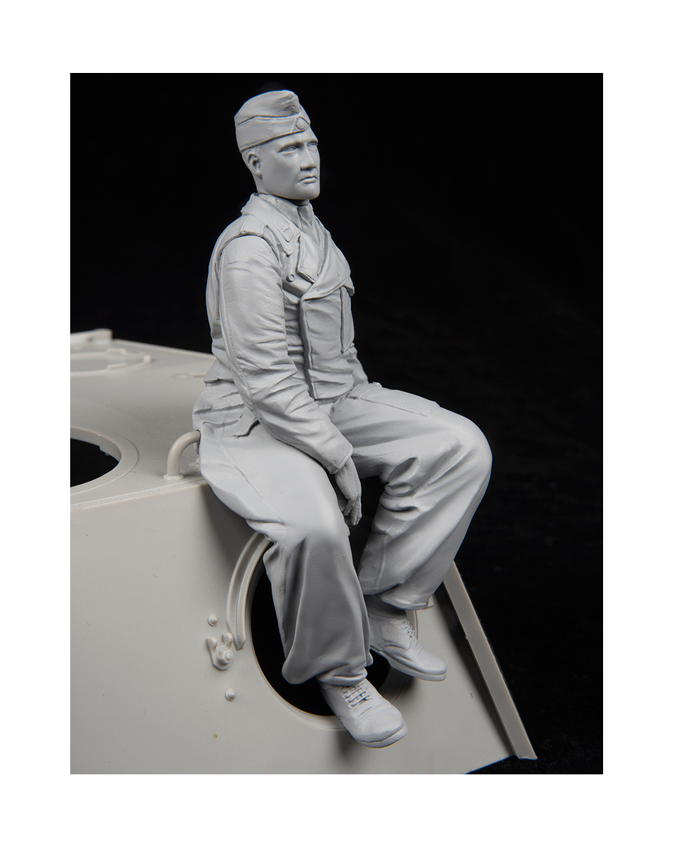AFV Modeller Panther Crewman 1:16 figura carrista Trumpeter