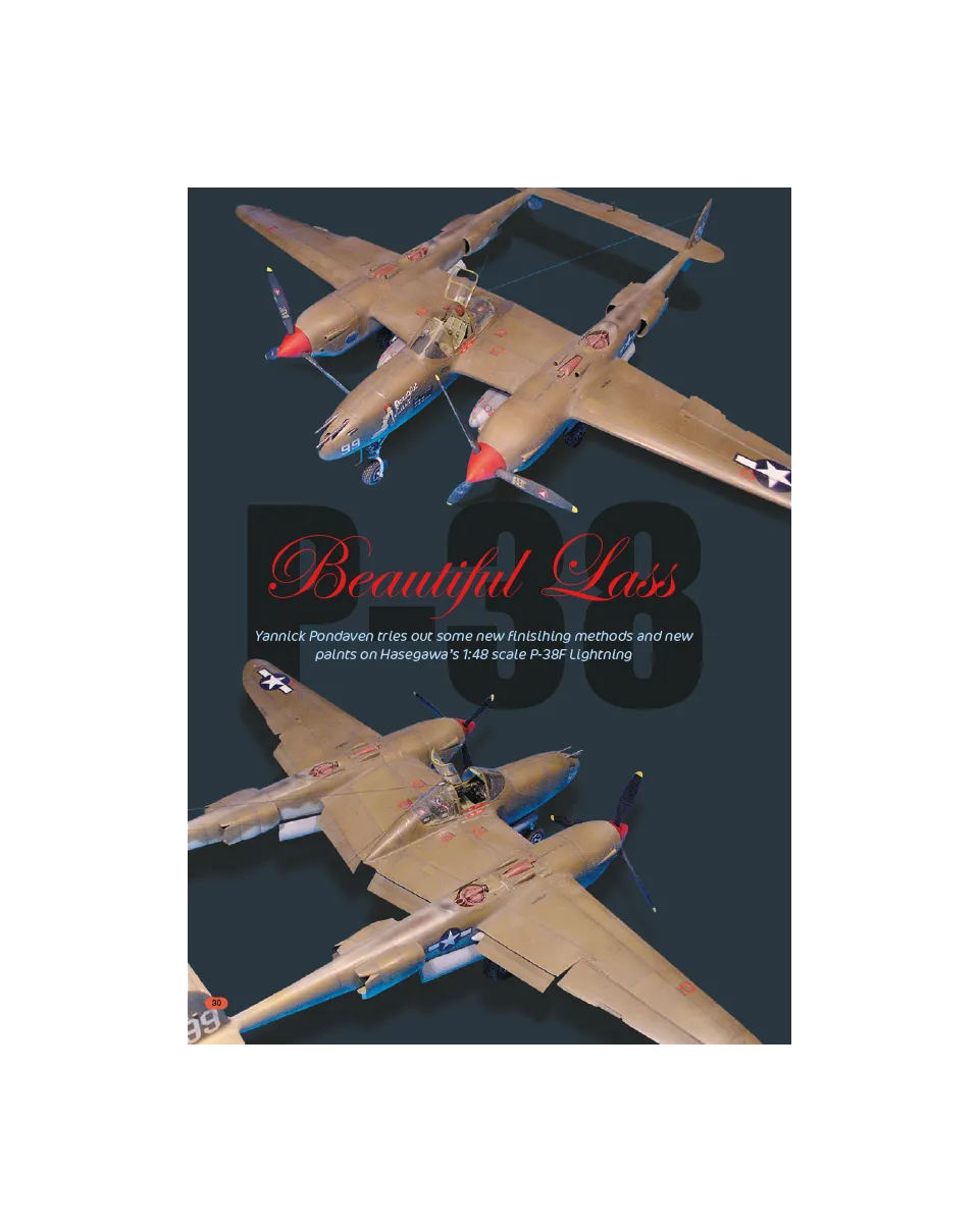 AFV Modeller AIR5 Beautiful Lass articolo PDF aerei