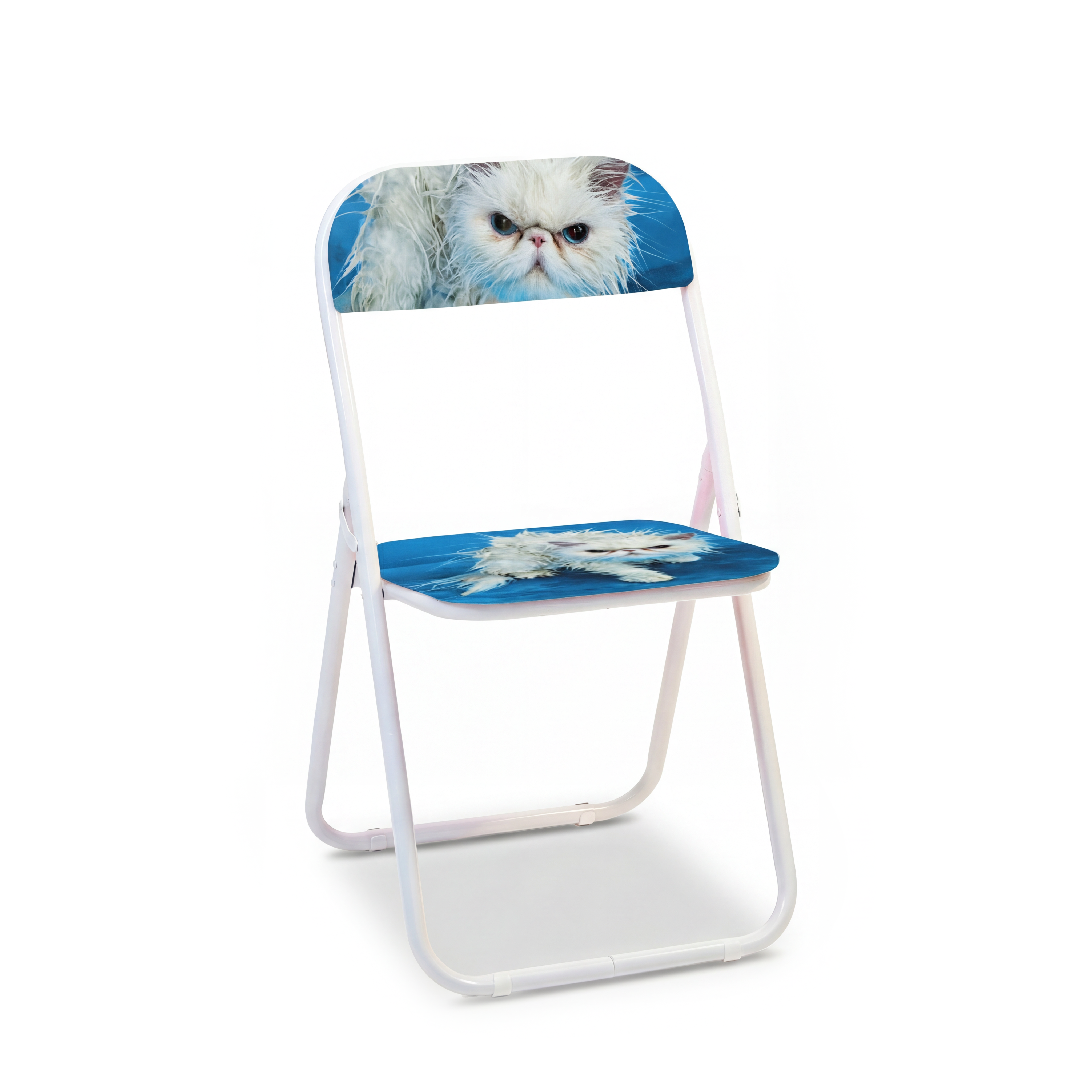 TOILETPAPER Pets sedia pieghevole Polycats metallo PVC