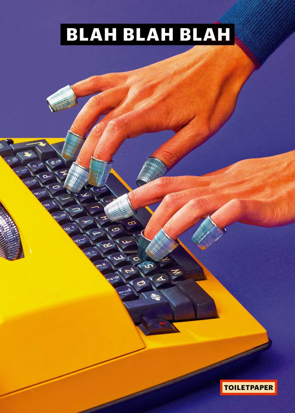 TOILETPAPER Poster Typewriter poster 70x100 cm opaco