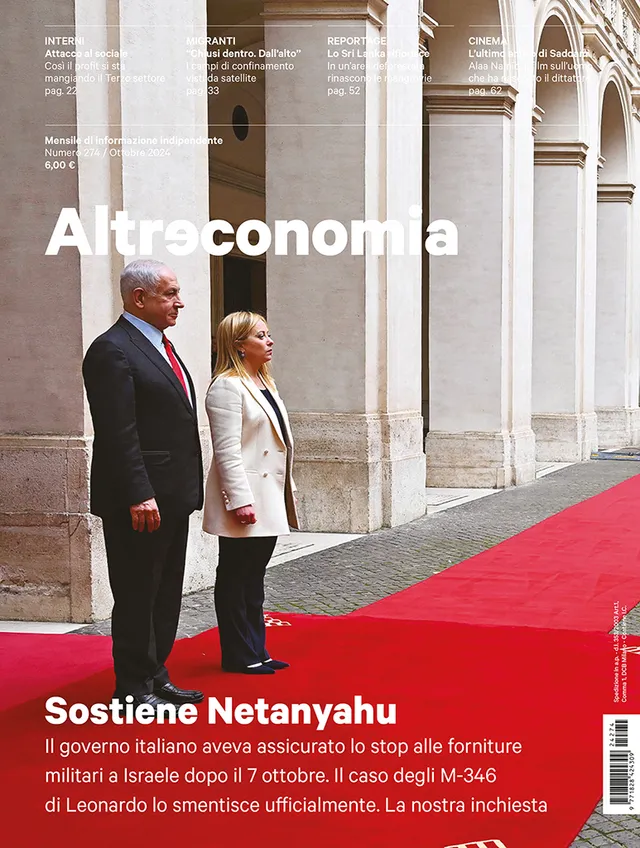 Altreconomia 274 Sostiene Netanyahu rivista copia singola esteri