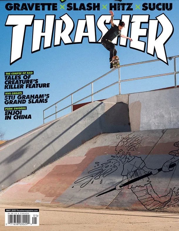 Thrasher maggio 2013 rivista + DVD Creature