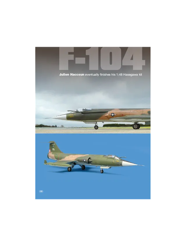 AFV Modeller AIR19 F-104G articolo PDF copia singola aereo
