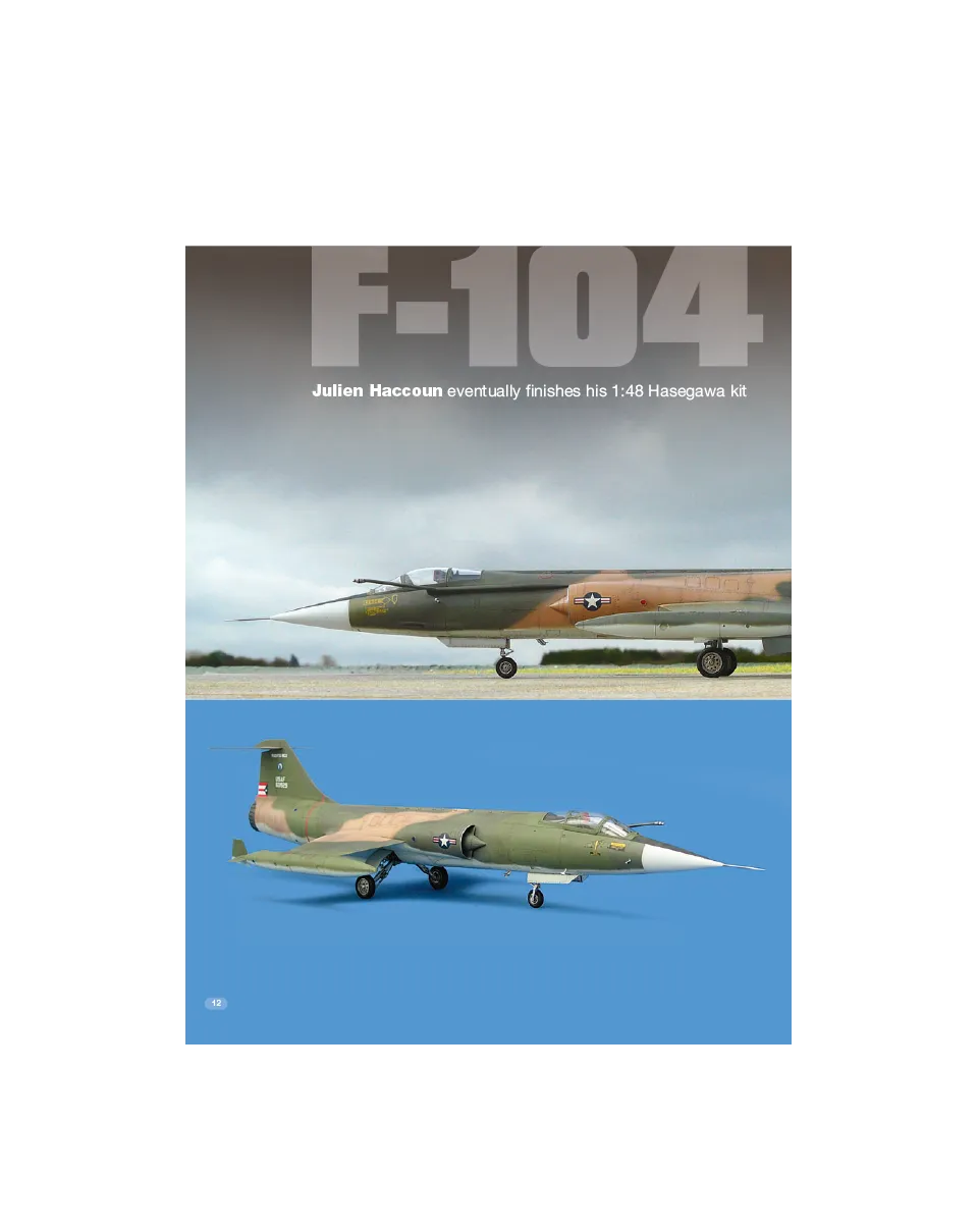 AFV Modeller AIR19 F-104G articolo PDF copia singola aereo