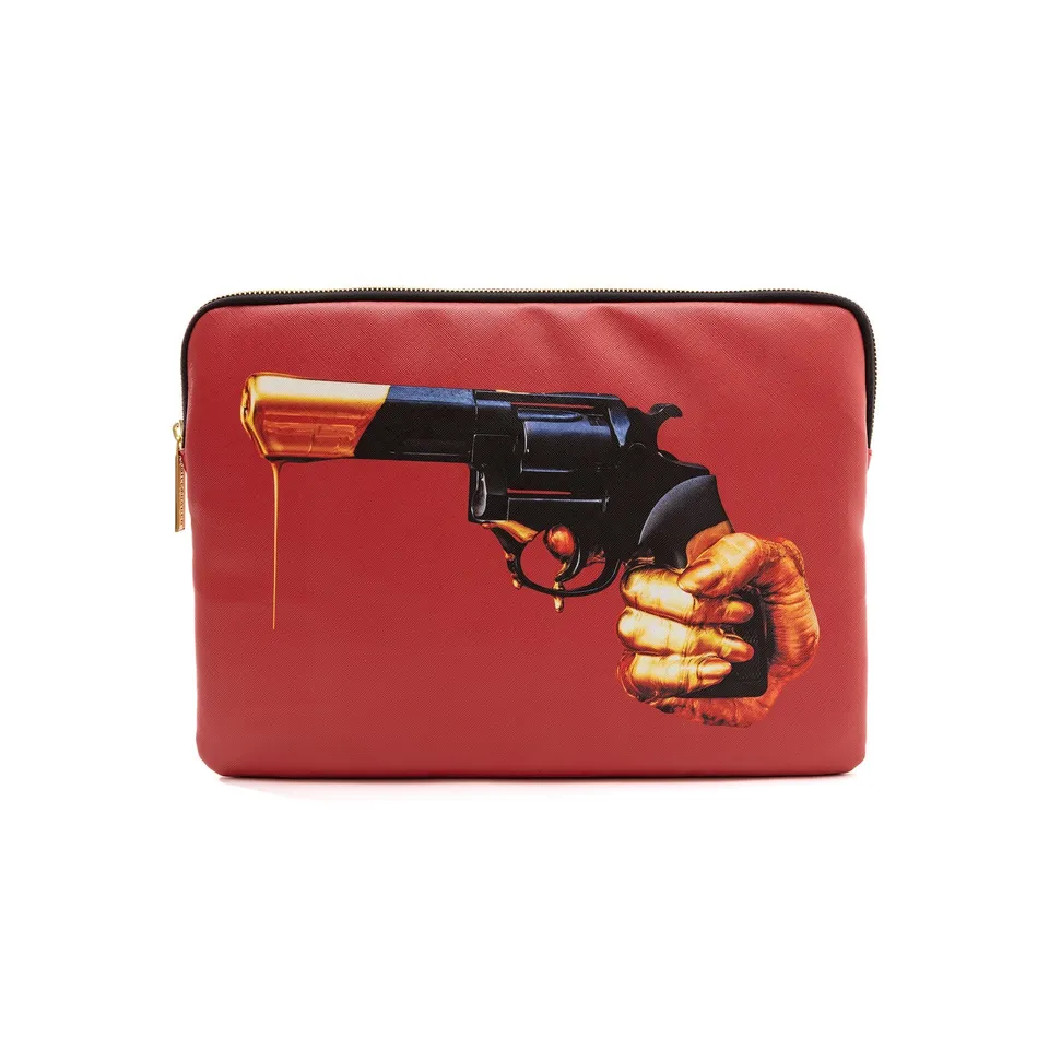 TOILETPAPER Revolver custodia laptop 13 pollici rosa