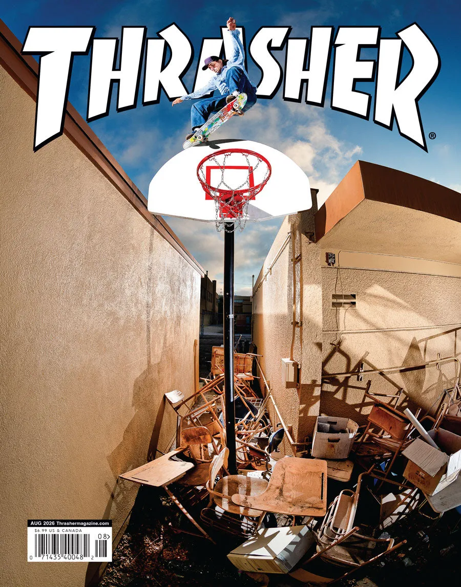 Thrasher Agosto 2026 rivista copia singola nuovo numero