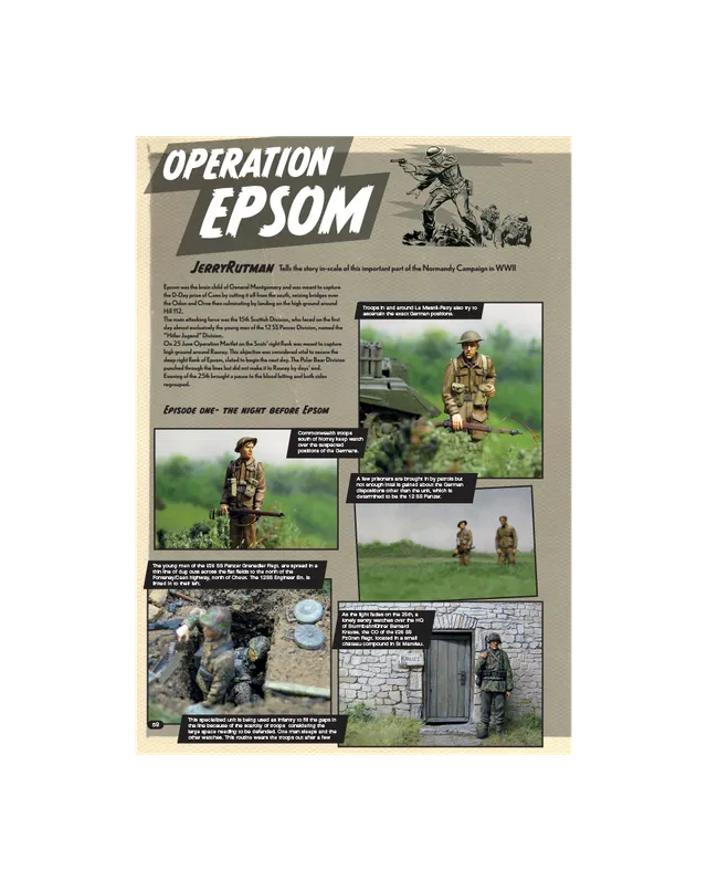 AFV Modeller AFV 119 Operation Epsom articolo PDF copia singola