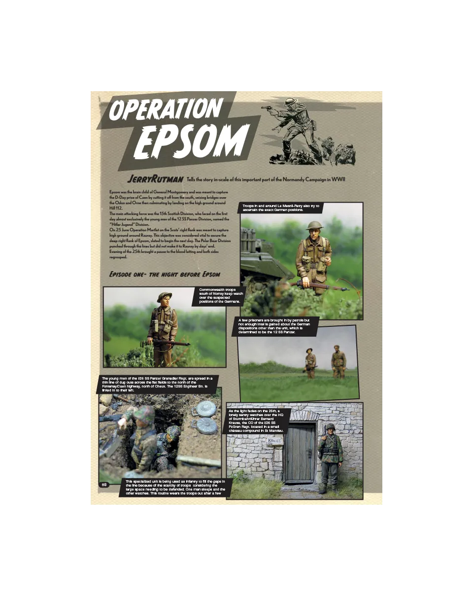 AFV Modeller AFV 119 Operation Epsom articolo PDF copia singola